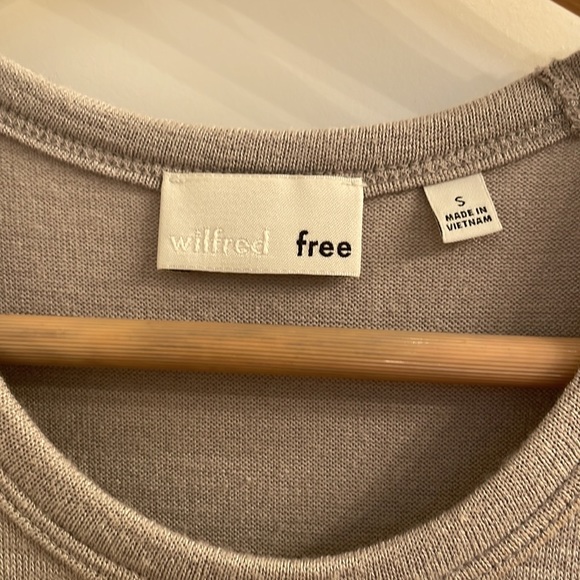 Wilfred Free midi dress, slate gray size S. like new condition - Picture 3 of 4